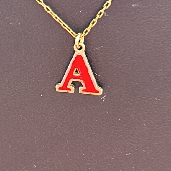 GABI RIELLE NEW
Love in Bloom 14K Gold Vermeil Sterling Silver & Enamel Initial - Picture 3 of 6